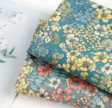 OEKO-TEX Floral Digital Printing Cotton Fabric by Yard - 2 Colors Selection