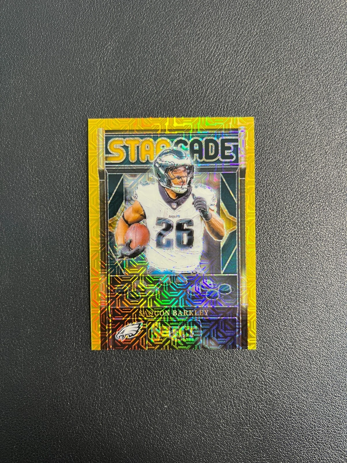 2024 Panini Select Football Saquon Barkley StarCade Gold Prizm 03/10 BJWMS