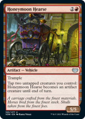 Honeymoon Hearse - Foil x4 - Innistrad: Crimson Vow - NM-Mint, English - Innistr