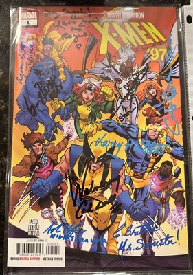 X-men '97 #1 2024 9x Cast Signed Beckett Certified Cal Dodd