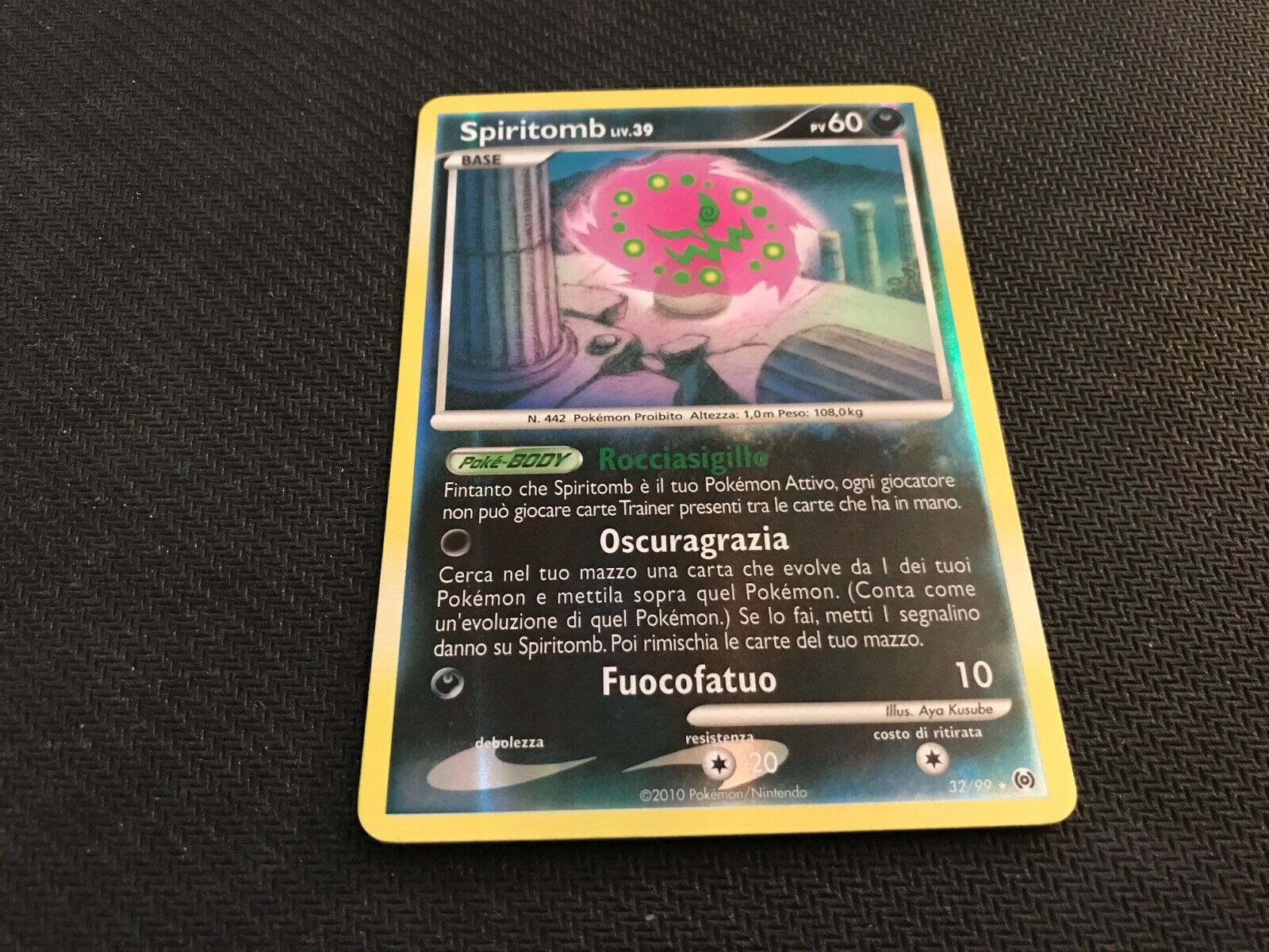 Mavin  Spiritomb 32/99 Reverse Holo Rare Arceus Pokemon Card