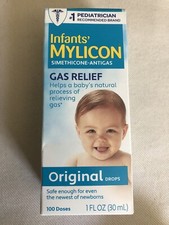 1 OZ 100 DOSES BABY INFANTS' MYLICON SIMETHICONE-ANTI-GAS RELIEF ORIGINAL DROPS