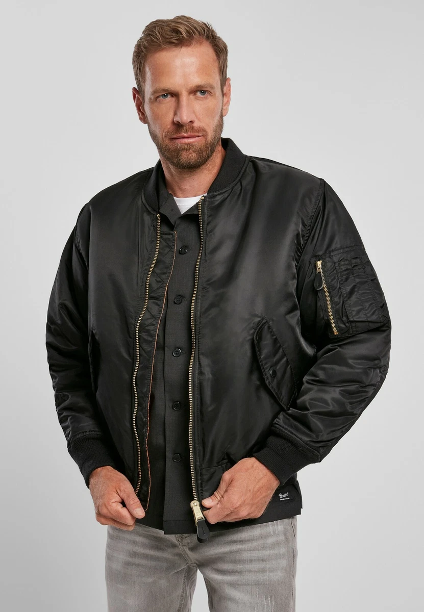 Jacket Brandit Black Aviator Military Man eBay Jacket | Bomber MA1 Over