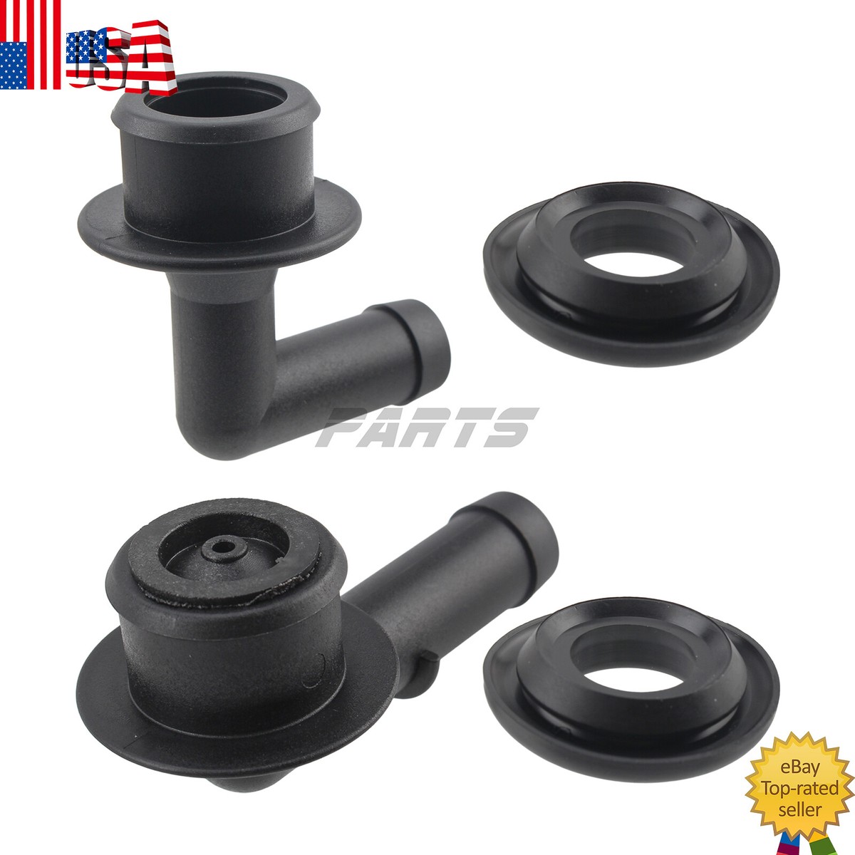 PCV CCV Vent Valve Elbow & Grommets for 2000-2004 JEEP GRAND