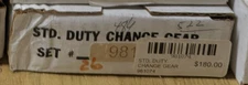 NEW IN BOX - Quarter Master Quick Change Gear Set 26
