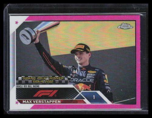 2023 Topps Chrome Max Verstappen #149 Pink SN /75
