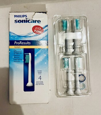 4 Philips Sonicare ProResults Bürstenköpfe für FlexCare+ HealthyWhite EasyClean
