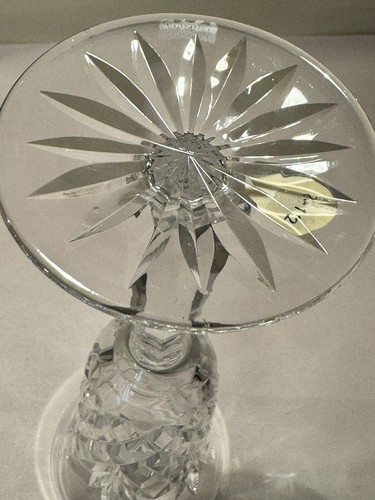 WATERFORD Crystal DROGHEDA Champagne Flute Clear Cut 8.5" Excellent Sticker - Picture 7 of 11
