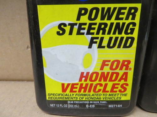 HONDA ACURA POWER STEERING FLUID  2 X 12 oz  gunk brand # M2714H 2 PACK - Picture 2 of 4