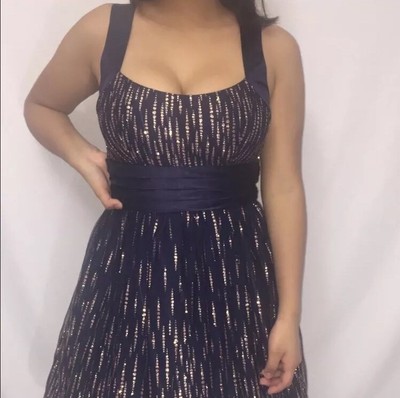 windsor blue sparkly dress