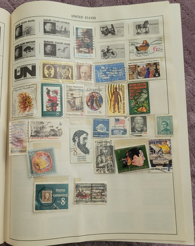 Around The World Mixed Lot Of Stamps Plus Stamp Book Washington Lincoln - 第 18/21 張圖片