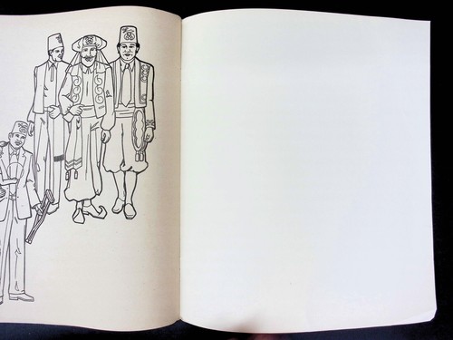 1980's Shrine Circus Coloring Book Lions, Clowns , Elephants , Hippos , Cutout - Picture 10 of 10