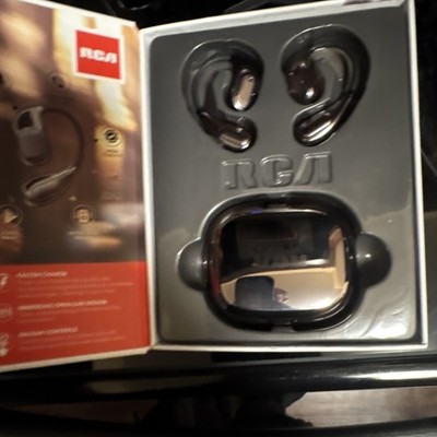 RCA TWS Pro Earbuds Wireless Ear-hook Bluetooth In-Ear Black Double