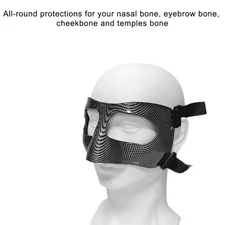 Carbon Fiber Face Mask Nose Guard for Sports Like Basketball For Football