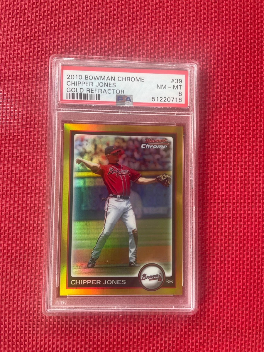 Chipper Jones Baseball Grade 8 Sports Trading Cards & Accessories