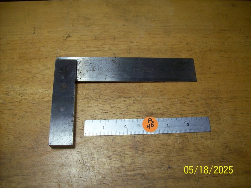 BROWN & SHARPE 3 PIECE Machinist SQUARE SET 599-540-2346 2” 3” 4” In case V.G.C