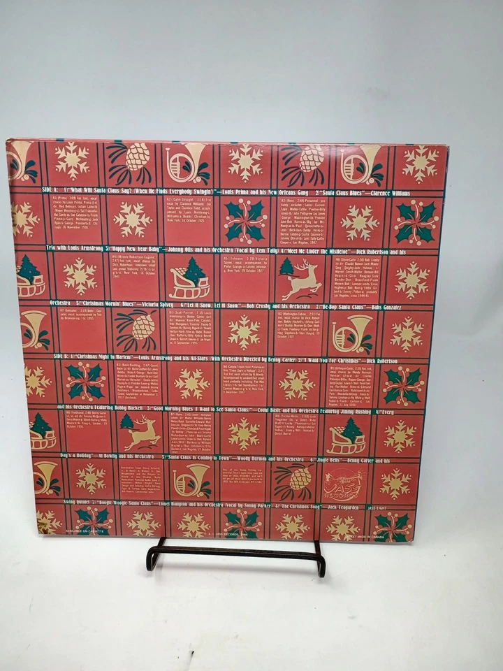 Santa Claus Blues LP 1986 Jass Records Jazz Blues Christmas Holiday Music VG+ - Image 2 of 4