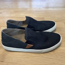 Olukai Pehuea Slip-On Shoes Womens 9 Black Mesh Breathable Flat