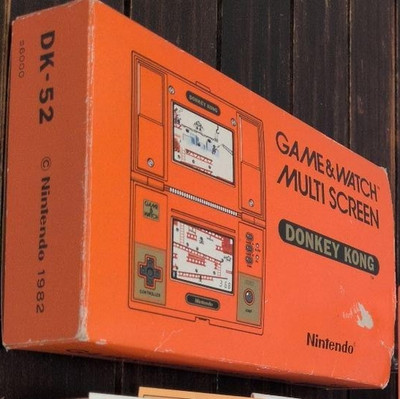 Nintendo Game & Watch Donkey Kong DK-52 Multi Screen 1982 Vintage