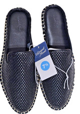 Flats Lona Shoe Black Memory Foam Womens  7 1...