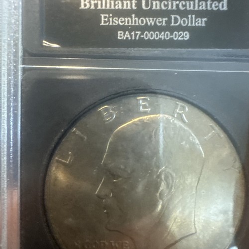 1976 Authenticated Brilliant Uncirculated Eisenhower Dollar Coin BA17-00040_029 - Picture 6 of 24