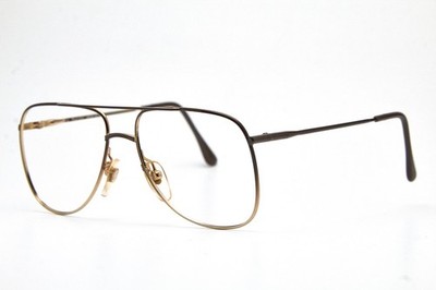 MARCOLIN old money aviator gold glasses  vintage metal frame 80s