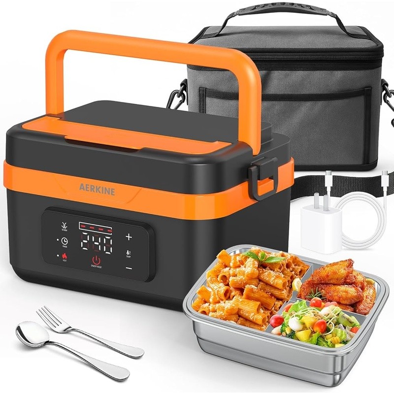 Self-heating Portable Food Warmer W/ Insulated Bag