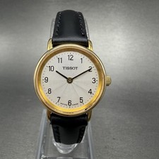 Tissot Watch Women 24mm White Dial Gold Tone ...