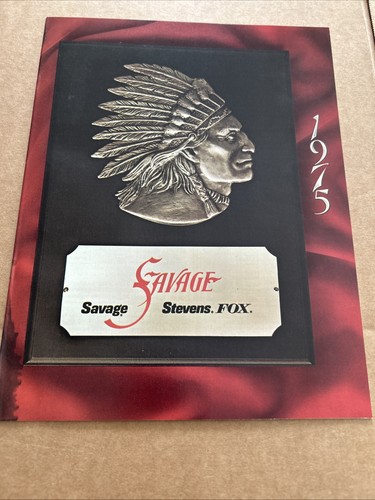 1975 SAVAGE, STEVENS, FOX FIREARM CATALOG - Picture 1 of 3