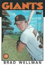 1986 Topps #41 Brad Wellman