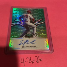 Sean Newcomb 2014 Valiant Auto Card #BA-SN1