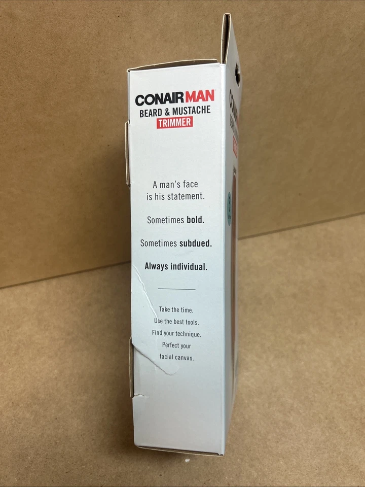 Peine ajustable recortador de hoja de acero inoxidable con cable para barba y bigote Conair Man Foto 4 de 4