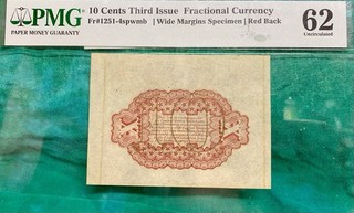PMG 62 Apparent/Net 50c Fractional Currency Specimen 2083001 036