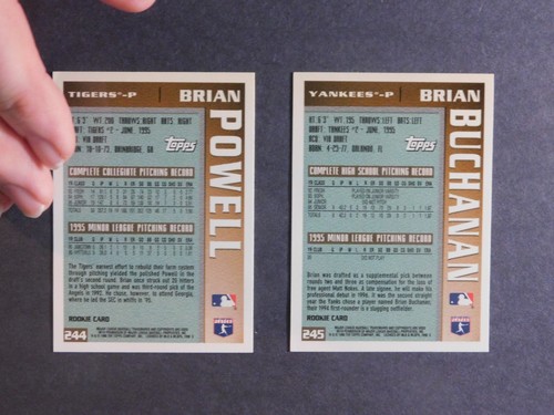 1996 Topps Draft Pick 14 card lot - Cards 232-245 - SEE DESCRIPTION AND PHOTOS!! - Picture 6 of 6