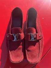 Louis Vuitton Burgundy Penny Loafers UK Size ...