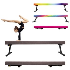 86 York 6/8ft Gymnastics Balance Beam High/Low Floor Beam Home Gym Training