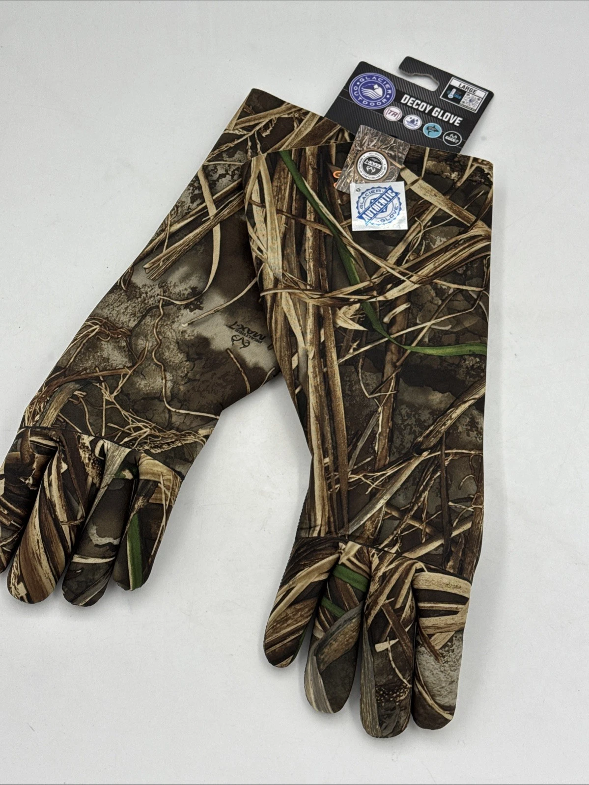 Glacier Glove Men’s Decoy Waterproof Gloves NWT Outdoor 899MA L Fleece Lined