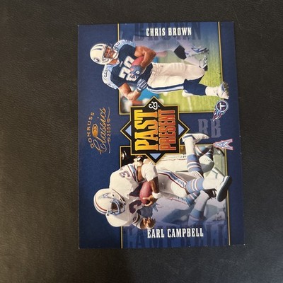 2005 Donruss Classics - Past & Present Earl Campbell, Chris Brown #PP-12 /1000