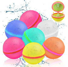 6pcs/12pcs/18pcs Reusable Water Balloons with...