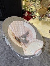 Ngenuity Soothing Baby Bouncer Infant Seat with Vibrations Sounds