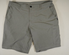 O'Neill Crossover Mens 38x10 Grey Chino Outdoor Casual Board Shorts 11" Rise :