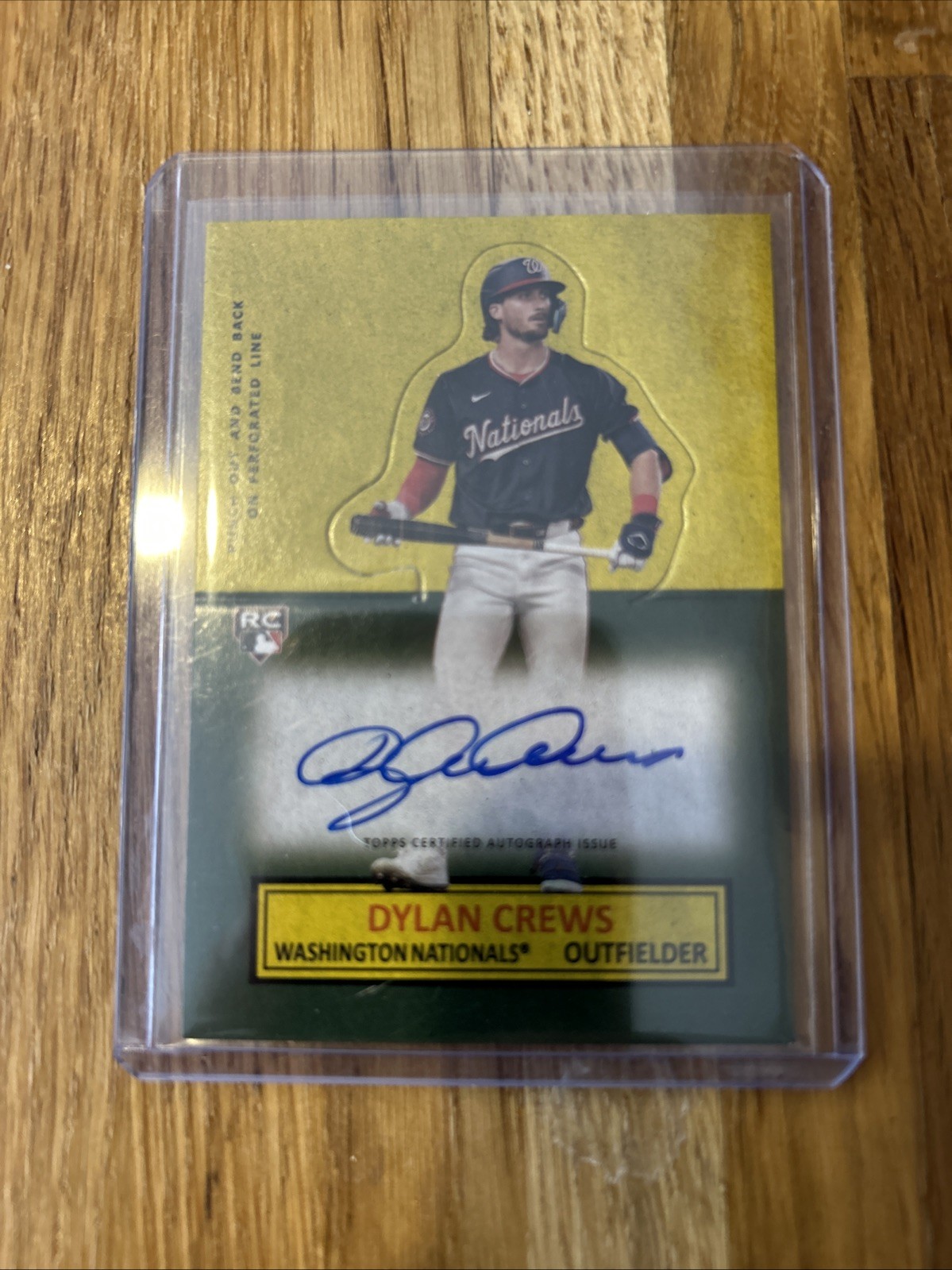 2025 Topps Archives Dylan Crews 1964 Topps Stand-Ups AUTO #64SUA-DC RC Nationals