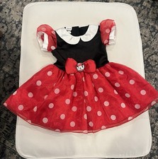Infant /baby Disney MINNIE MOUSE DRESS HALLOWEEN COSTUME SIZE 9/12 months