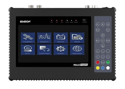 Edision Multi-Finder Messgerät mit 7'' Display DVB-S/S2 | DVB-T2 | DVB-C | CCTV