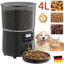 Futterautomat für Hunde und Katzen, automatischer Spender für Haustier-Trocken