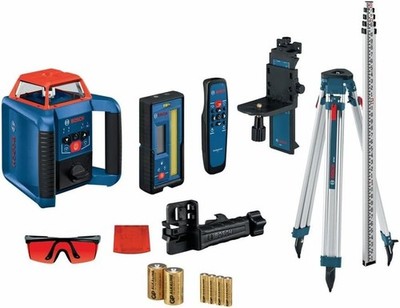 Bosch GRL2000-40HVK-RT Horizontal/Vertical Rotary Laser Certified Open Box