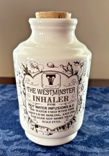 Lilly Westminster Respiratory Inhaler London Replica (Nonfunctional) 6" w/ Cork