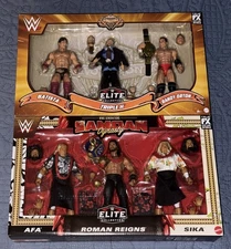 LOT OF 2 WWE MATTEL SAMOAN DYNASTY & EVOLUTION 3-PACK NEW HHH ROMAN REIGNS