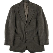 Vintage Brooks Brothers Herringbone Wool Tailored Jacket Made in USA Men's S...