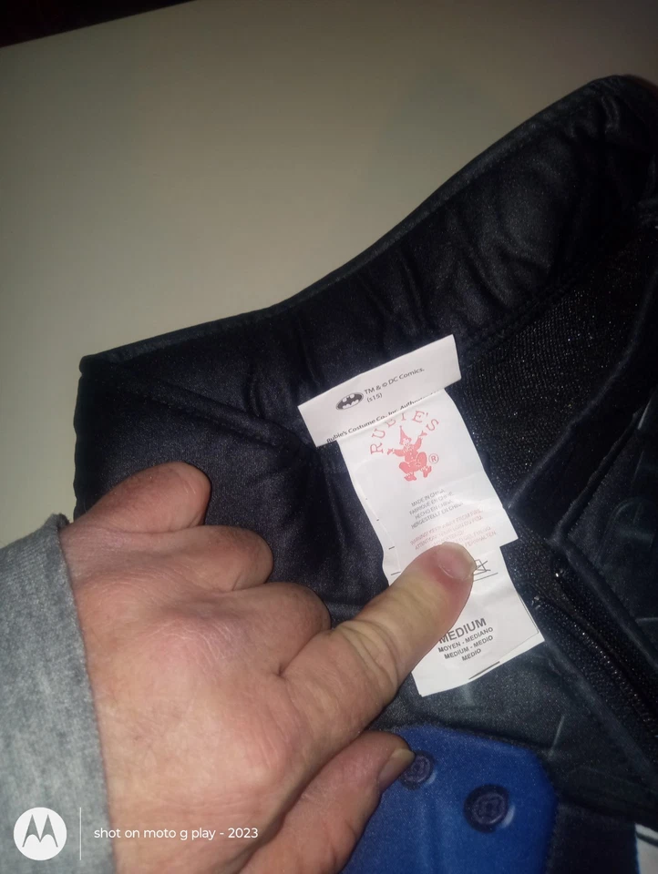 Batman Cosplay Arkham Knight S Chaqueta Acolchada Disfraz de Rubí Talla Med Adulto  Foto 2 de 4